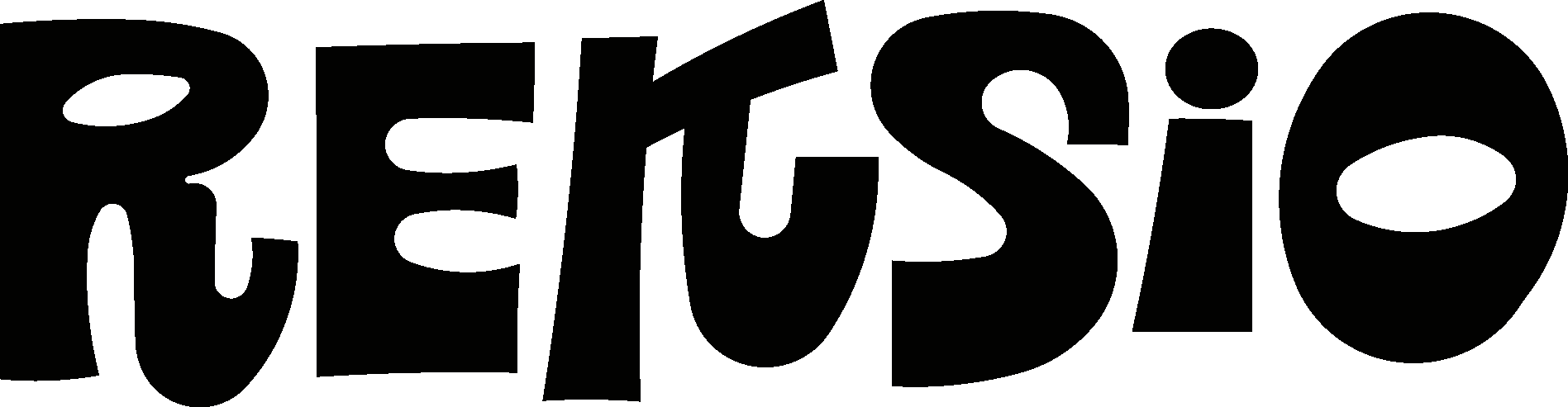 Reksio Title Black Logo Vector Logo